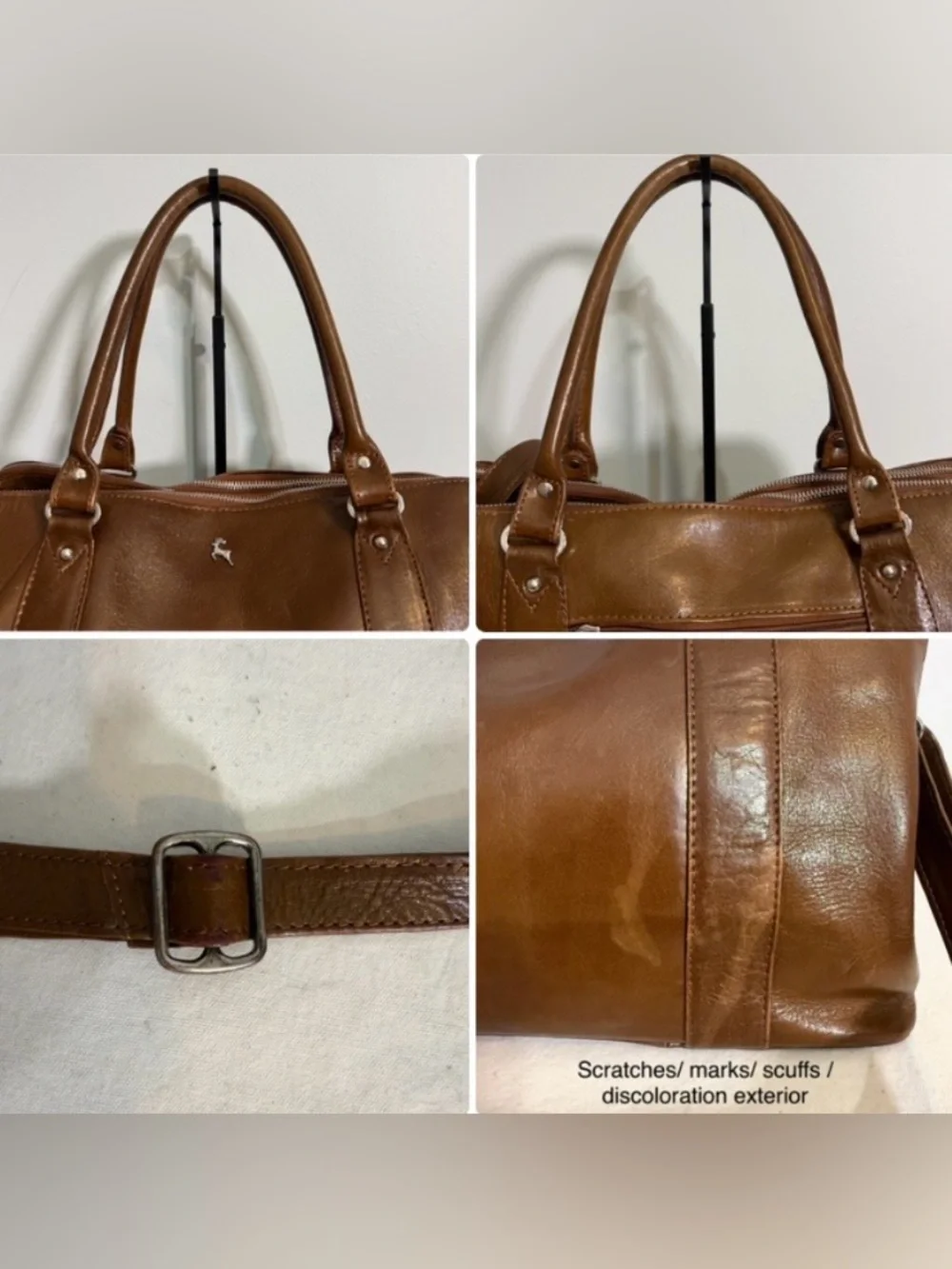 Ashwood leather satchel